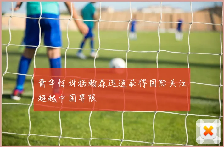 萧华惊讶杨瀚森迅速获得国际关注超越中国界限